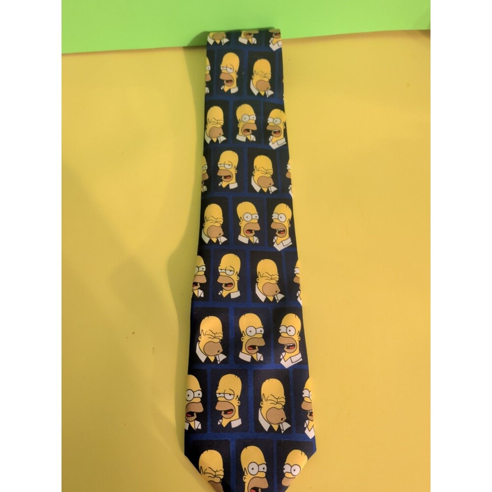 The Simpsons Matt Groening Men's Neck Tie Homer Simpson Cartoon TV 2005 FOX